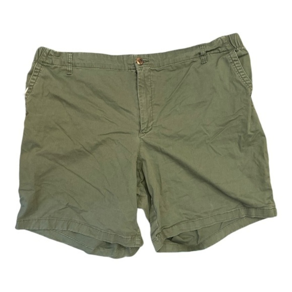 Women’s Old Navy XXL Khaki Green High Rise Everyday Mid Length Shorts 2X 18 20